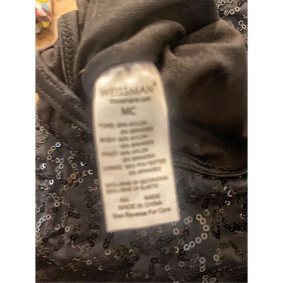 Girls Weissman Balera Girls Sequin Dance Ice Skating Competition Costume Size Me - Picture 8 of 8